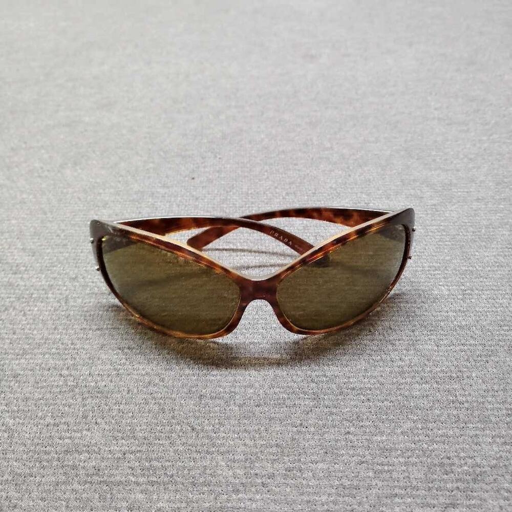 PRADA Sunglasses Tortoiseshell Frames Only Needs Lenses Replacement Made Italy